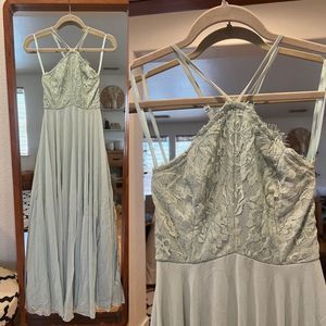 Everlasting Enchantment Sage Green Maxi Dress lulus bridesmaid